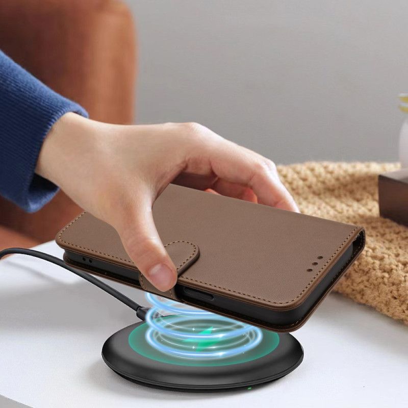 Etui Folio Oppo Reno 14 5g Monochromatyczny Etui Ochronne