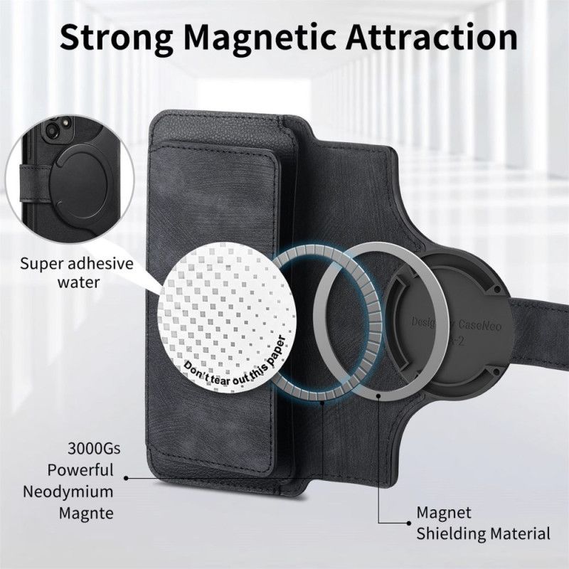 Etui Folio Oppo Reno 14 5g Odpinany Pokrowiec Caseneo