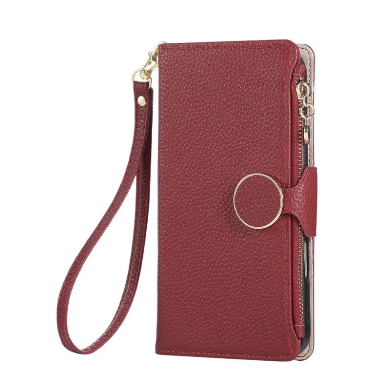 Etui Folio Oppo Reno 14 5g Portfel Zapinany Na Zamek Etui Ochronne