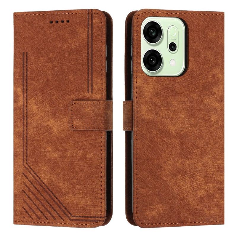 Etui Folio Oppo Reno 14 5g Styl Retro