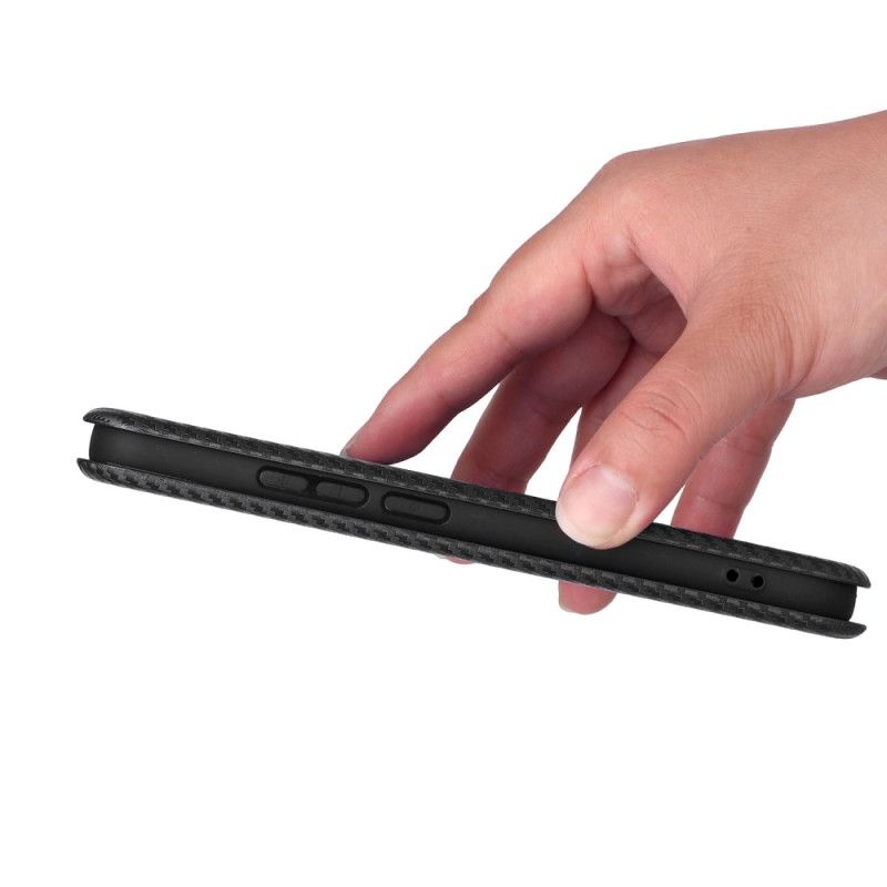 Flip Kotelot Oppo Reno 14 5g Etui Na Telefon Włókno Węglowe