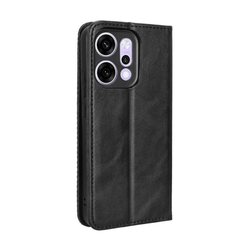 Flip Kotelot Oppo Reno 14 5g Ramka W Stylu Vintage Etui Ochronne