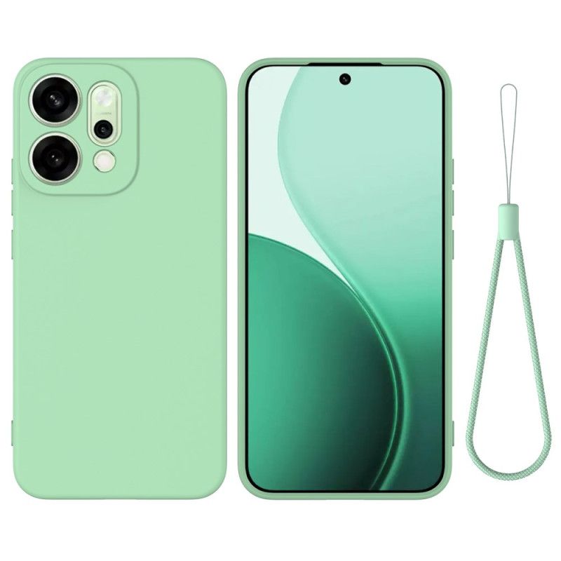 Futerały Oppo Reno 14 5g Etui Na Telefon Silikonowa Smycz