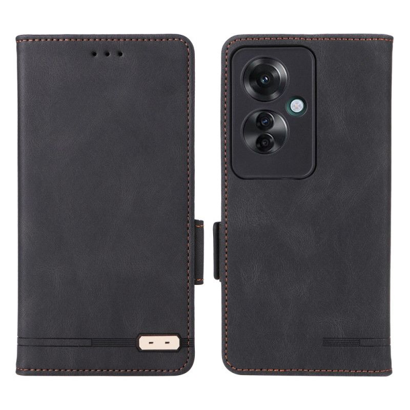 Skórzany Futerał Oppo Reno 11f 5g Etui Na Telefon Styl Retro
