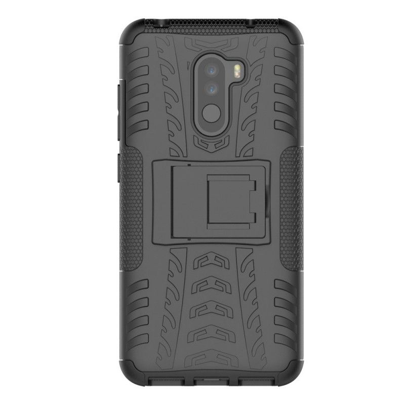 Etui Xiaomi Pocophone F1 Biały Czarny Ultra Odporny