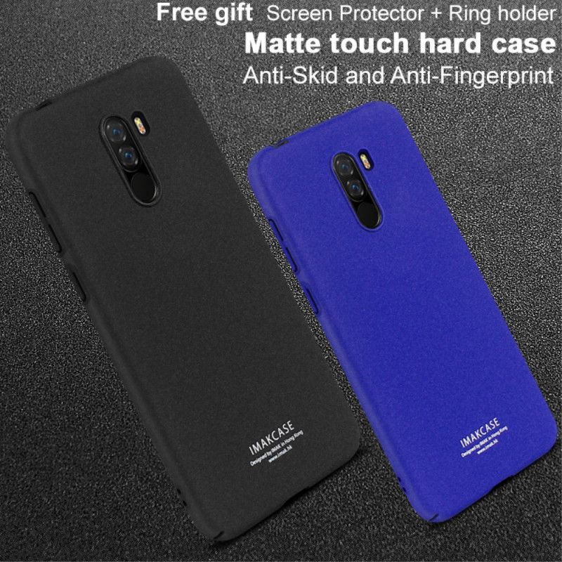 Etui Xiaomi Pocophone F1 Ciemnoniebieski Pierścień
