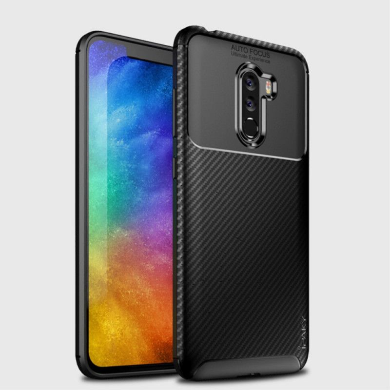 Etui Xiaomi Pocophone F1 Granatowy Czarny Antypoślizgowy Ipaky