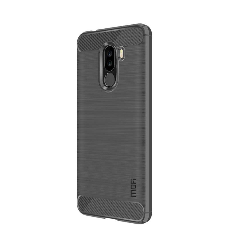 Etui Xiaomi Pocophone F1 Szary Czarny Mofi Szczotkowane Włókno Węglowe