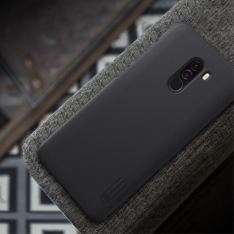 Futerały Xiaomi Pocophone F1 Czarny Sztywny Matowy Nillkin