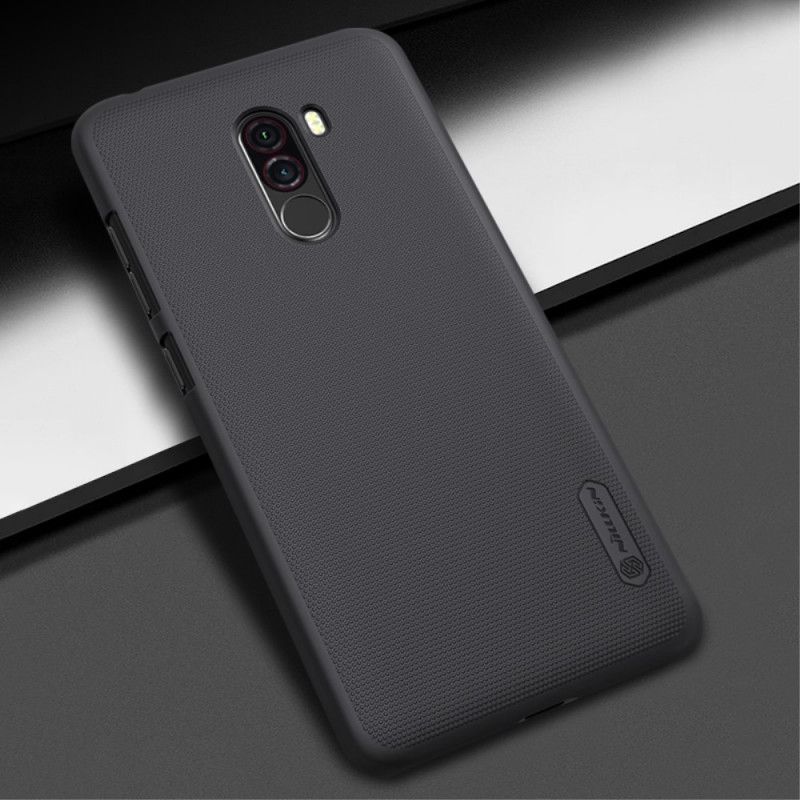 Futerały Xiaomi Pocophone F1 Czarny Sztywny Matowy Nillkin