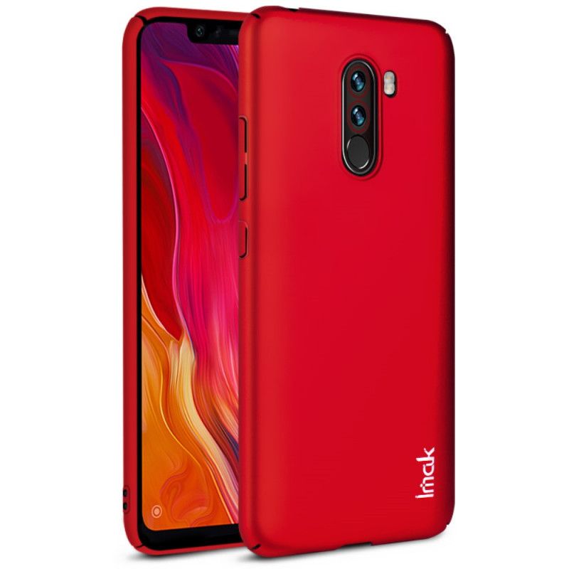 Futerały Xiaomi Pocophone F1 Czerwony Etui na Telefon Seria Jedwabna
