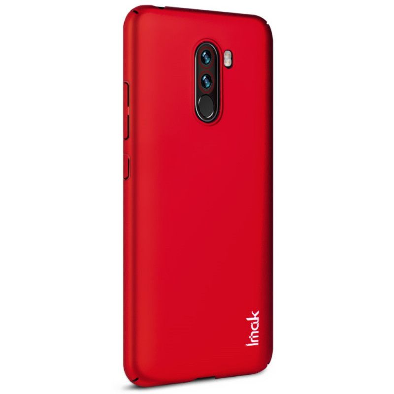 Futerały Xiaomi Pocophone F1 Czerwony Etui na Telefon Seria Jedwabna