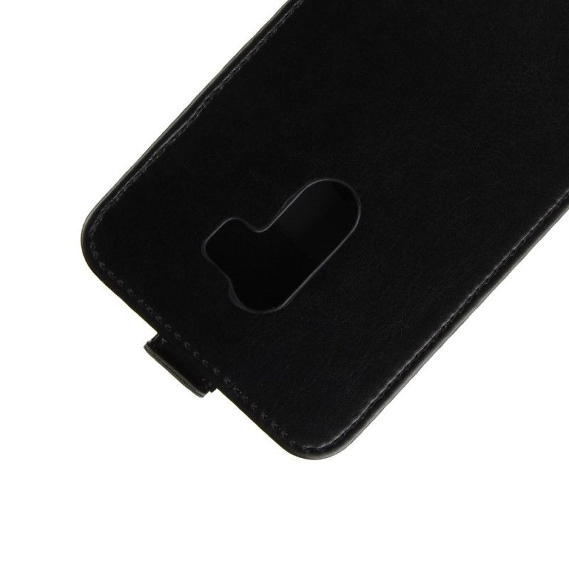 Obudowa Xiaomi Pocophone F1 Biały Czarny Efekt Składanej Skóry