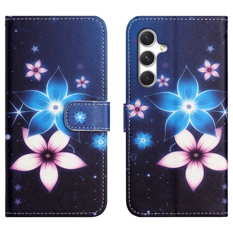 Etui Folio Do Samsung Galaxy S26 Księżycowe Kwiaty