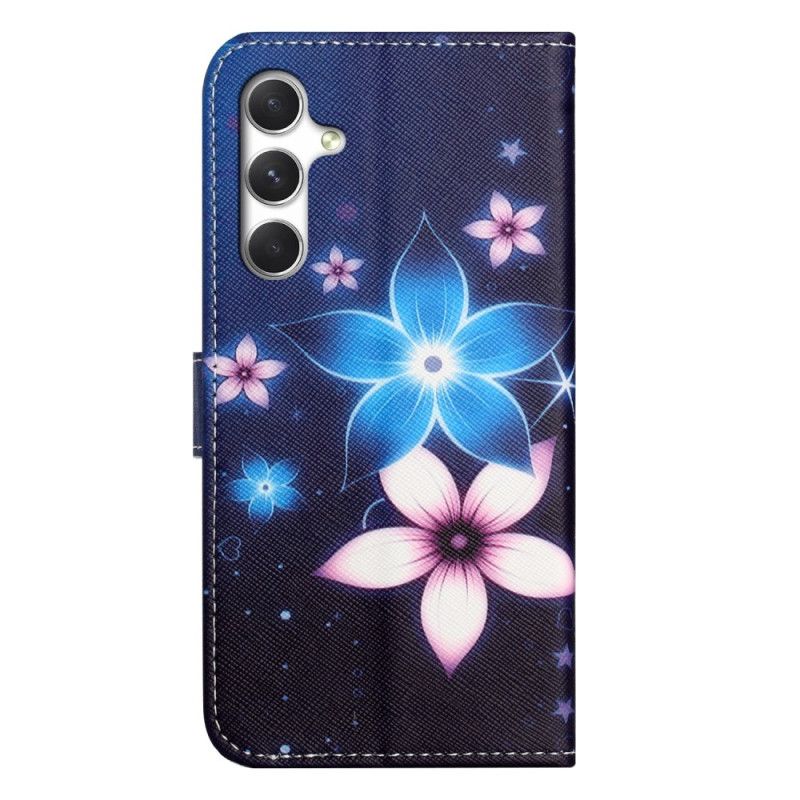 Etui Folio Do Samsung Galaxy S26 Księżycowe Kwiaty