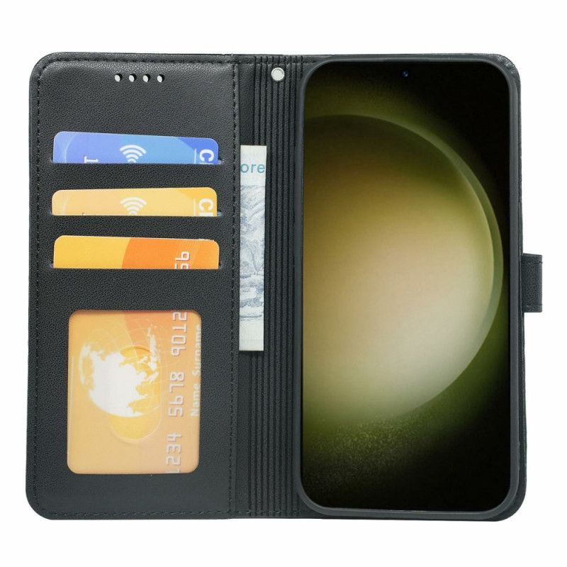 Etui Folio Do Samsung Galaxy S26 Magnetyczne Zapięcie I Pasek Na Nadgarstek