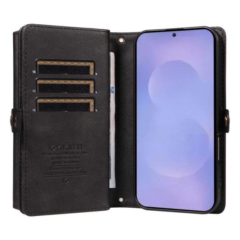 Etui Folio Do Samsung Galaxy S26 Wzór Yikatu W Stylu Vintage