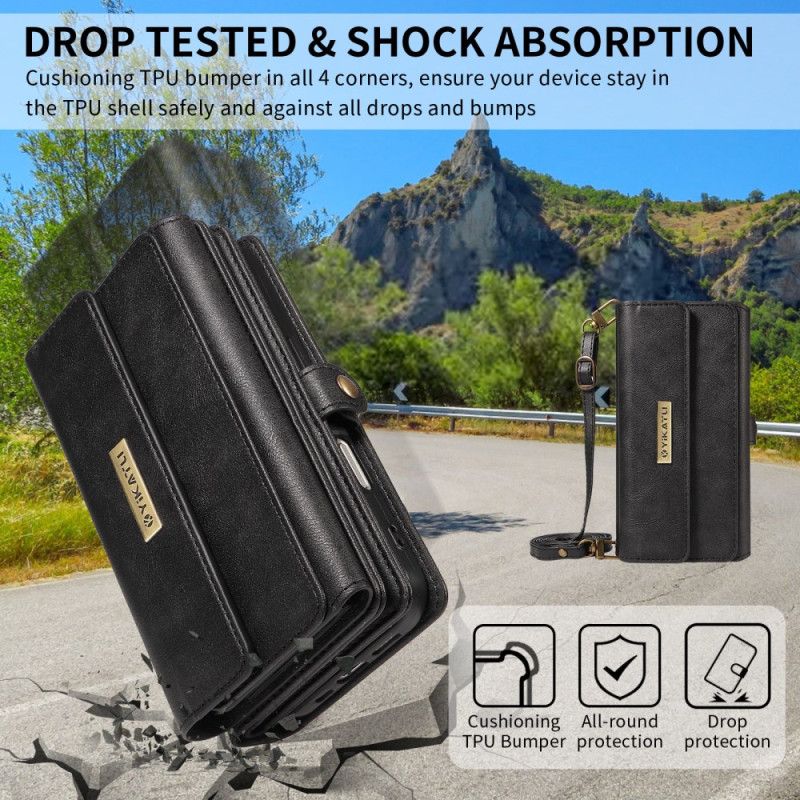 Etui Folio Do Samsung Galaxy S26 Wzór Yikatu W Stylu Vintage