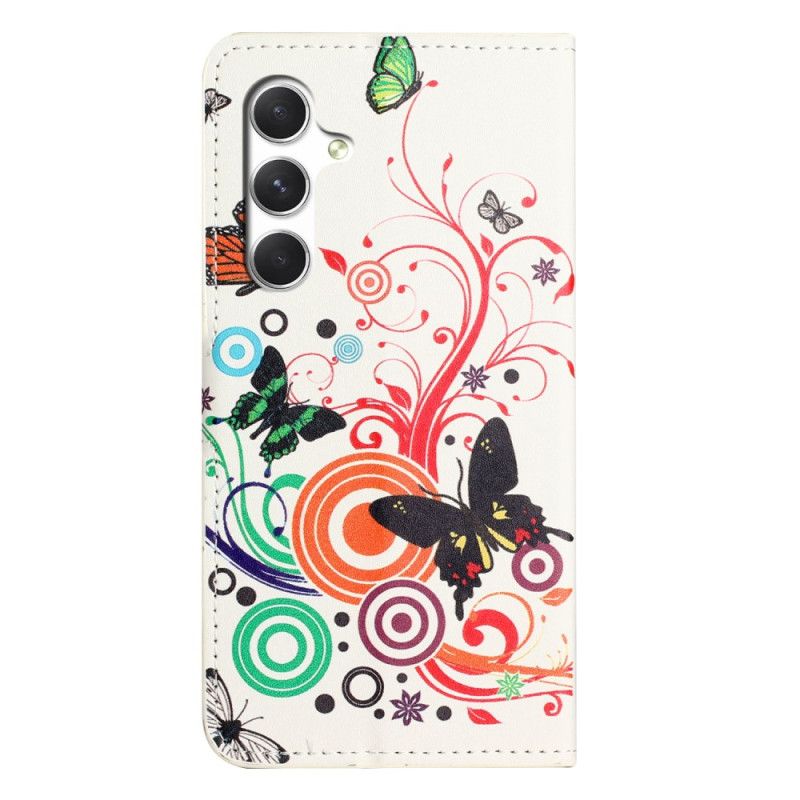 Etui Folio Samsung Galaxy S26 Białe Motyle