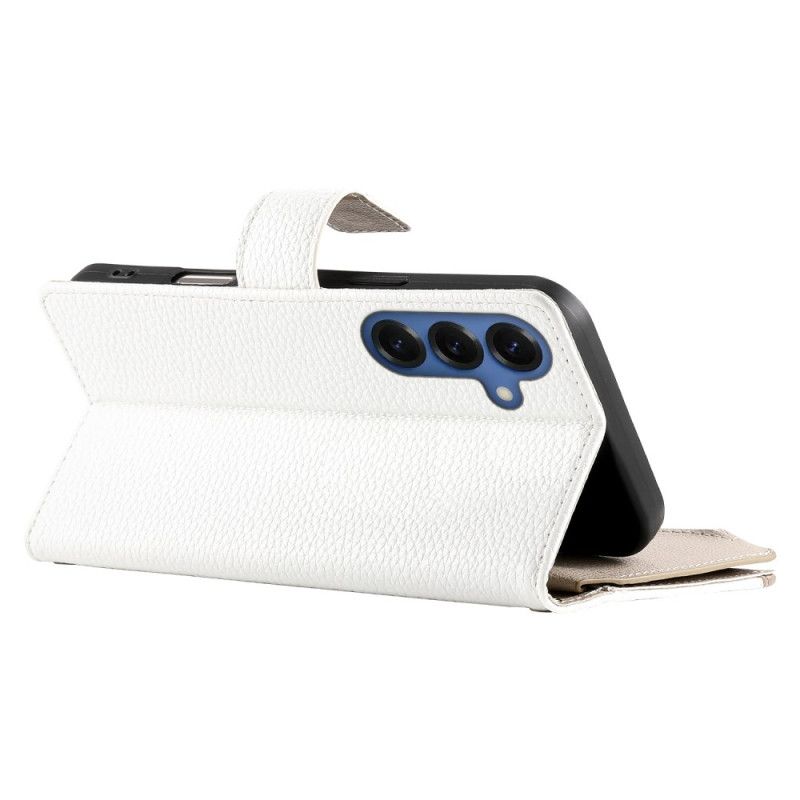 Etui Folio Samsung Galaxy S26 Dwukolorowy Portfel Z Paskami Etui Ochronne