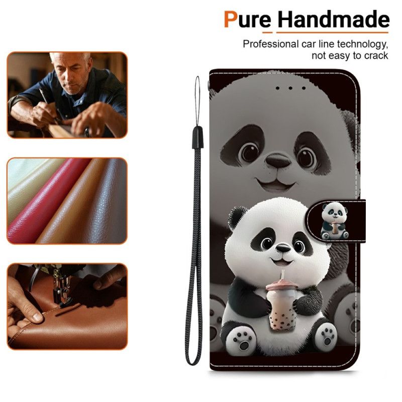 Etui Folio Samsung Galaxy S26 Mała Panda Etui Ochronne