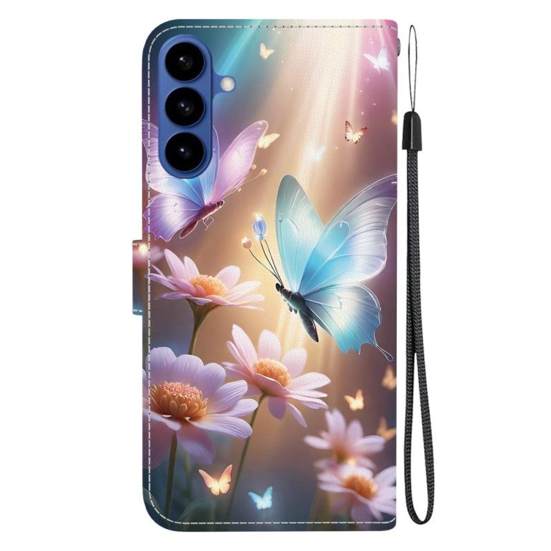 Etui Folio Samsung Galaxy S26 Motyle W Świetle Etui Ochronne