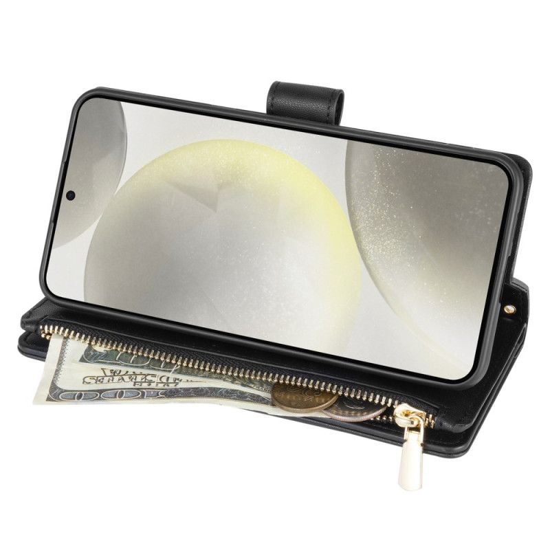 Etui Folio Samsung Galaxy S26 Pikowany Z Regulowanym Paskiem Na Ramię