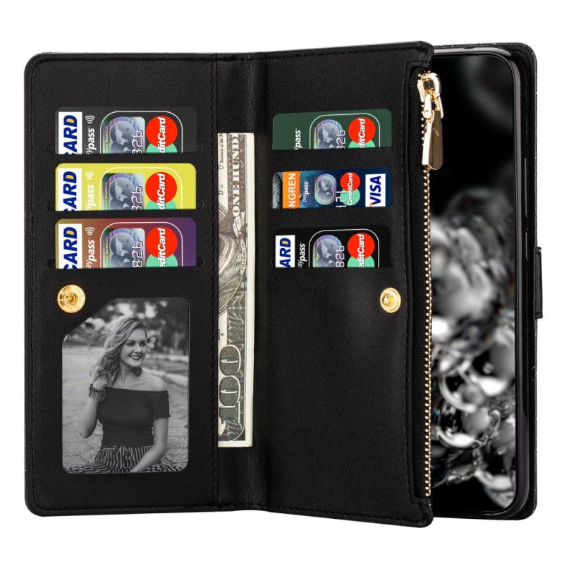 Etui Folio Samsung Galaxy S26 Portfel Z Cekinami Etui Ochronne