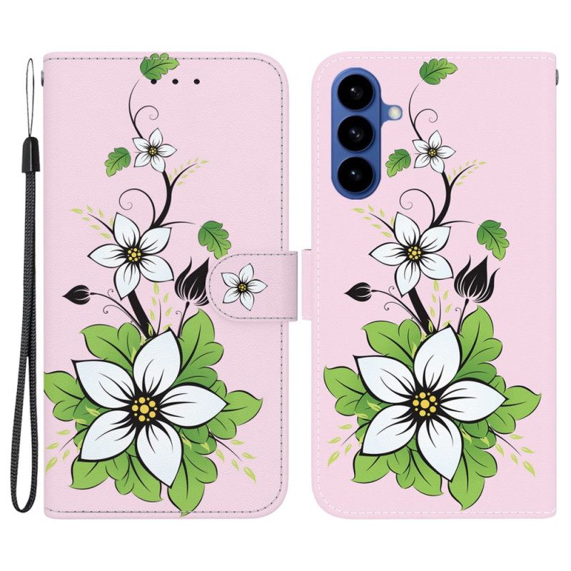 Etui Folio Samsung Galaxy S26 Wzór Lilii Etui Ochronne