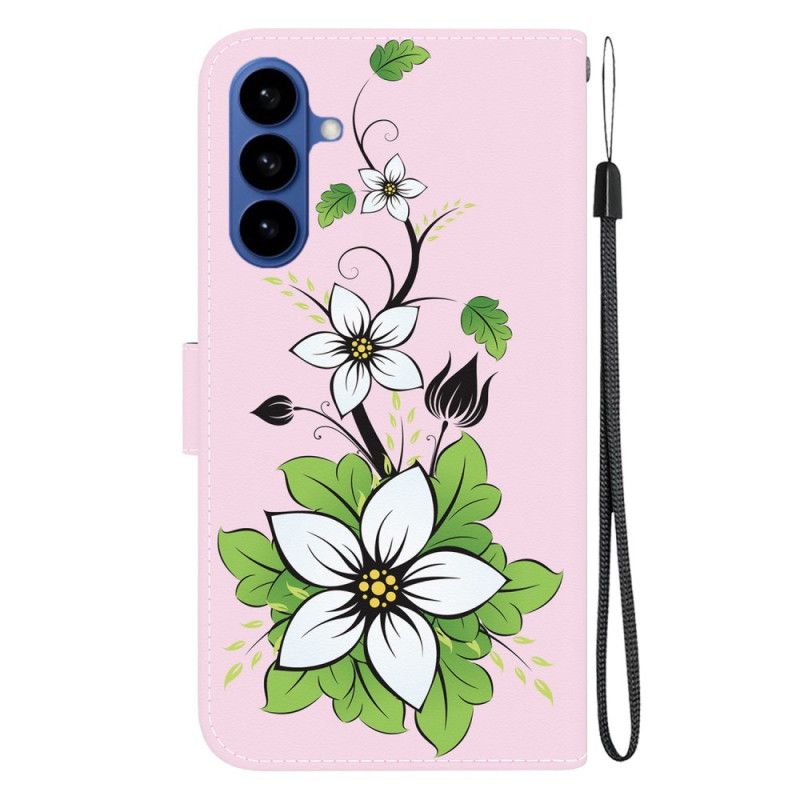 Etui Folio Samsung Galaxy S26 Wzór Lilii Etui Ochronne