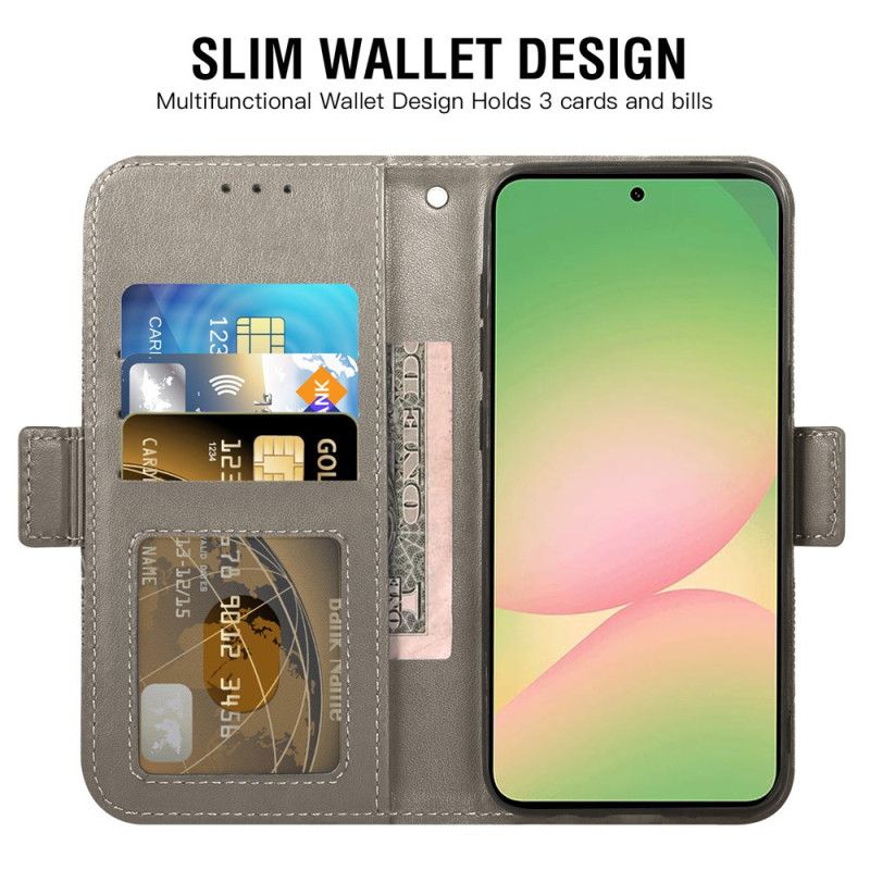 Etui Folio Samsung Galaxy S26 Wzór Peonii Etui Ochronne