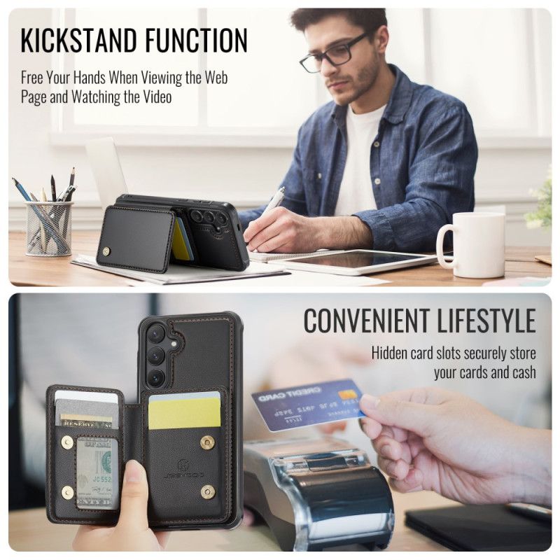 Etui Samsung Galaxy S26 Magnetyczny Uchwyt Na Karty Jeehood