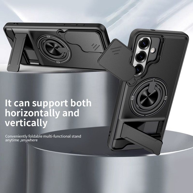 Futerały Samsung Galaxy S26 Etui Na Telefon Magnetyczny Składany Uchwyt Na Pierścionek I Osłona Na Aparat