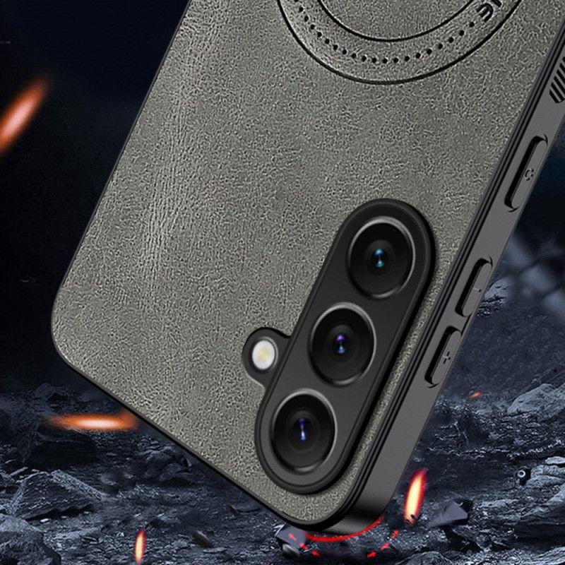 Futerały Samsung Galaxy S26 Etui Na Telefon Magnetyczny Z Efektem Skóry