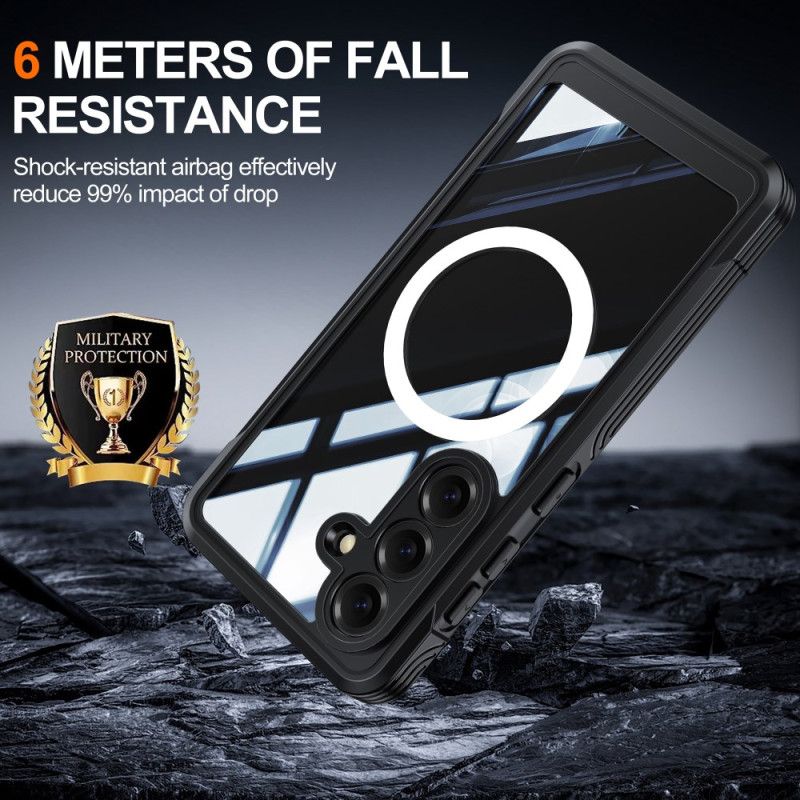 Futerały Samsung Galaxy S26 Etui Na Telefon Magnetyczny Z Hartowaną Folią Ochronną