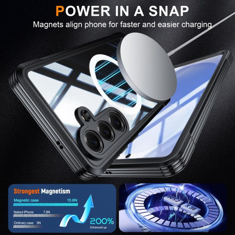 Futerały Samsung Galaxy S26 Etui Na Telefon Magnetyczny Z Hartowaną Folią Ochronną