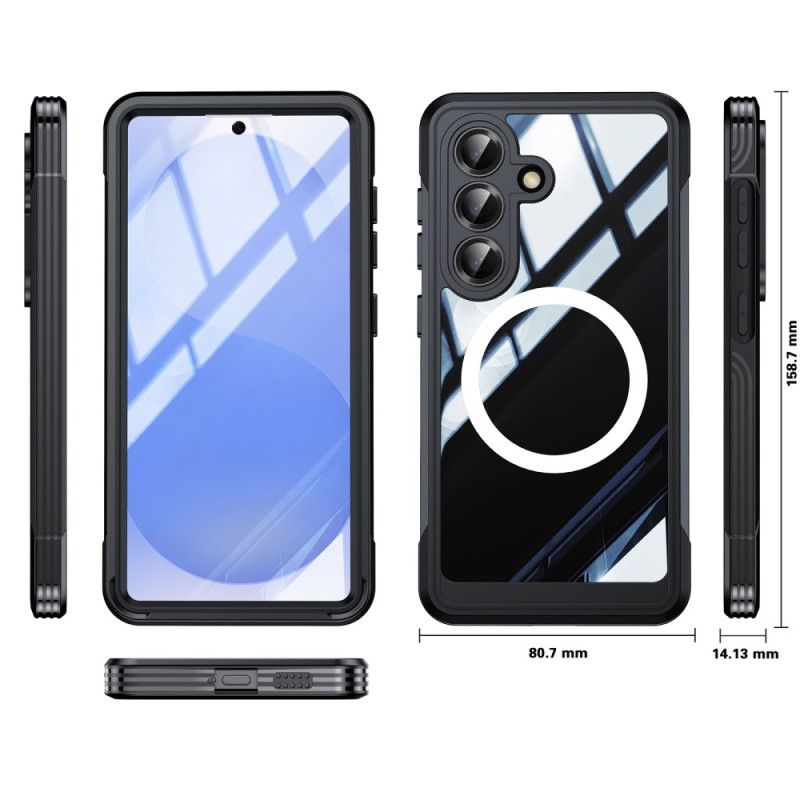 Futerały Samsung Galaxy S26 Etui Na Telefon Magnetyczny Z Hartowaną Folią Ochronną