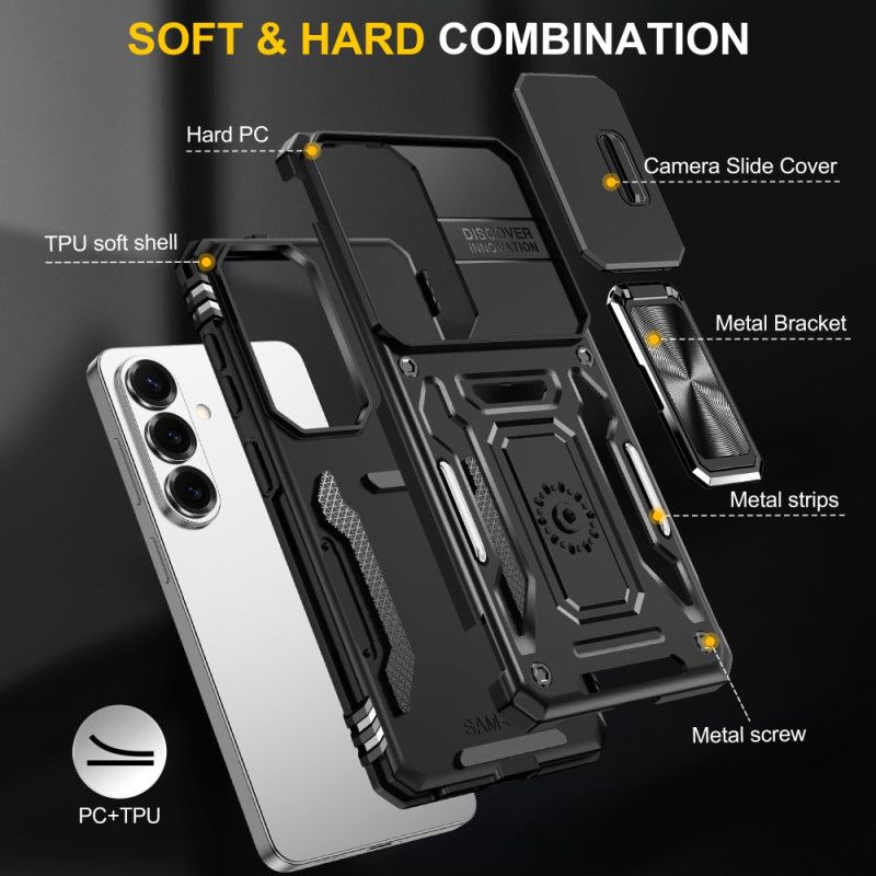 Futerały Samsung Galaxy S26 Etui Na Telefon Podpórka I Przesuwana Osłona Aparatu