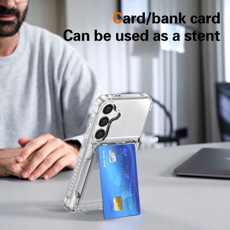 Futerały Samsung Galaxy S26 Etui Na Telefon Przezroczyste Z Uchwytem Na Karty I Podstawką