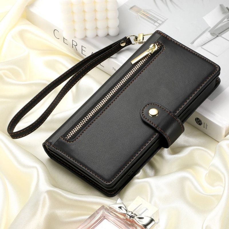 Obudowa Samsung Galaxy S26 Etui Na Telefon Kieszeń Na Zamek I Paski Na Ramię