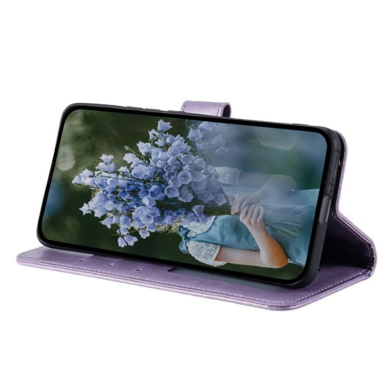 Skórzany Futerał Samsung Galaxy S26 Etui Na Telefon Mandala Słońca