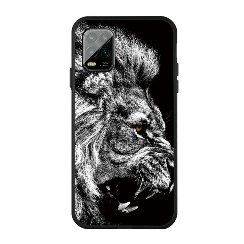 Etui Xiaomi Mi 10 Lite Dziki Lew Etui Ochronne