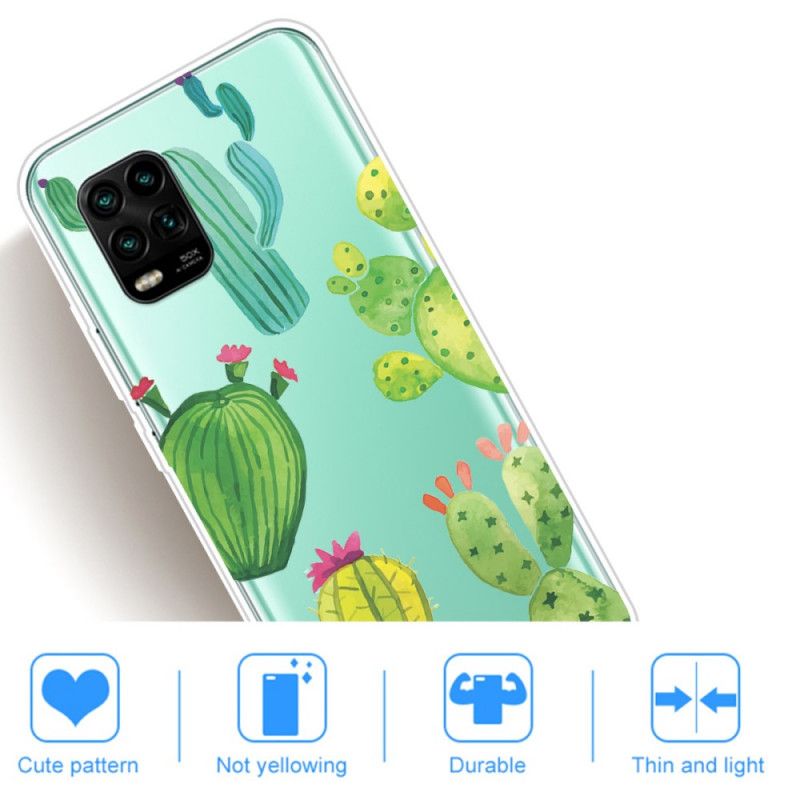 Etui Xiaomi Mi 10 Lite Kaktus Akwarelowy Etui Ochronne