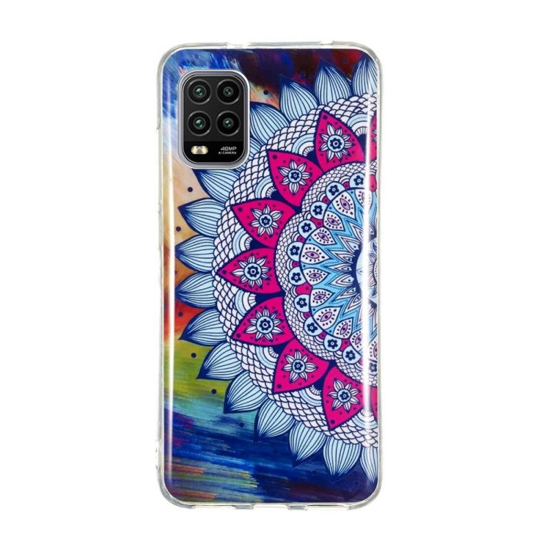 Etui Xiaomi Mi 10 Lite Mandala W Kolorze Fluorescencyjnym