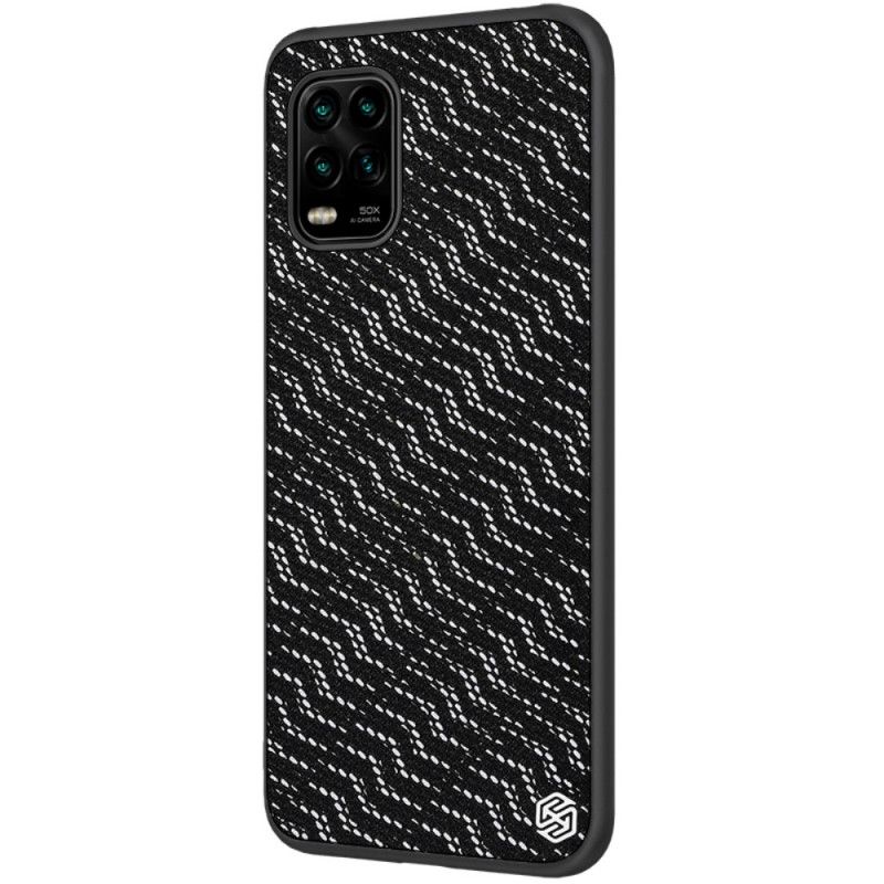 Etui Xiaomi Mi 10 Lite Szary Czarny Olśniewający Nillkin Etui Ochronne