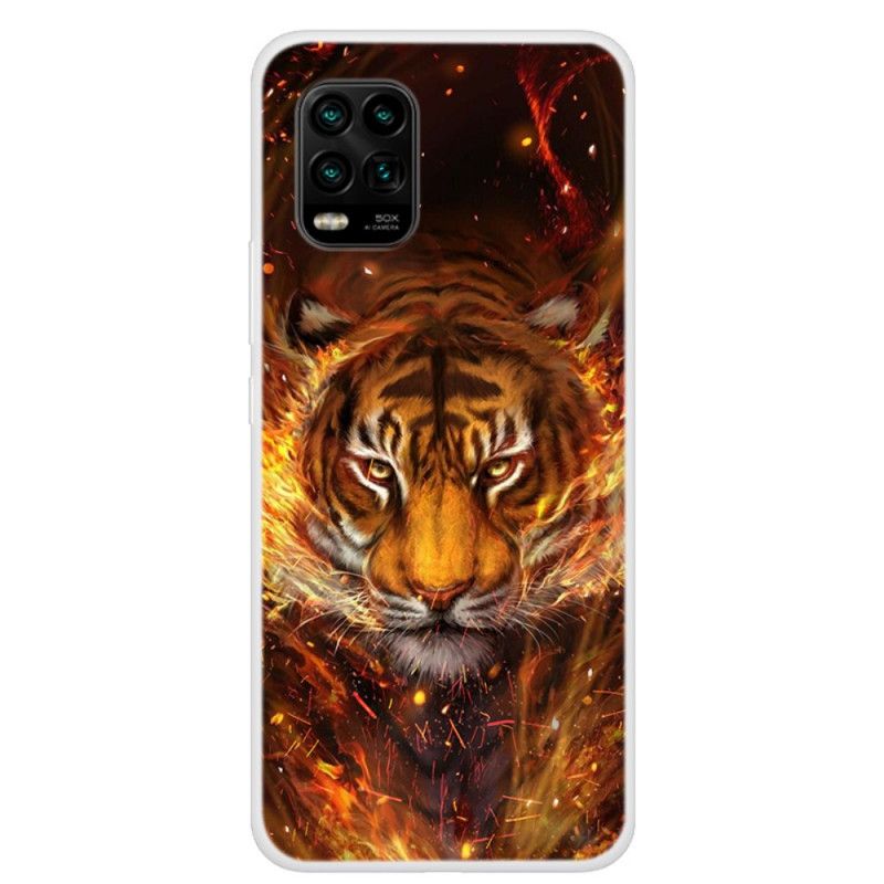 Etui Xiaomi Mi 10 Lite Tygrys Ognisty