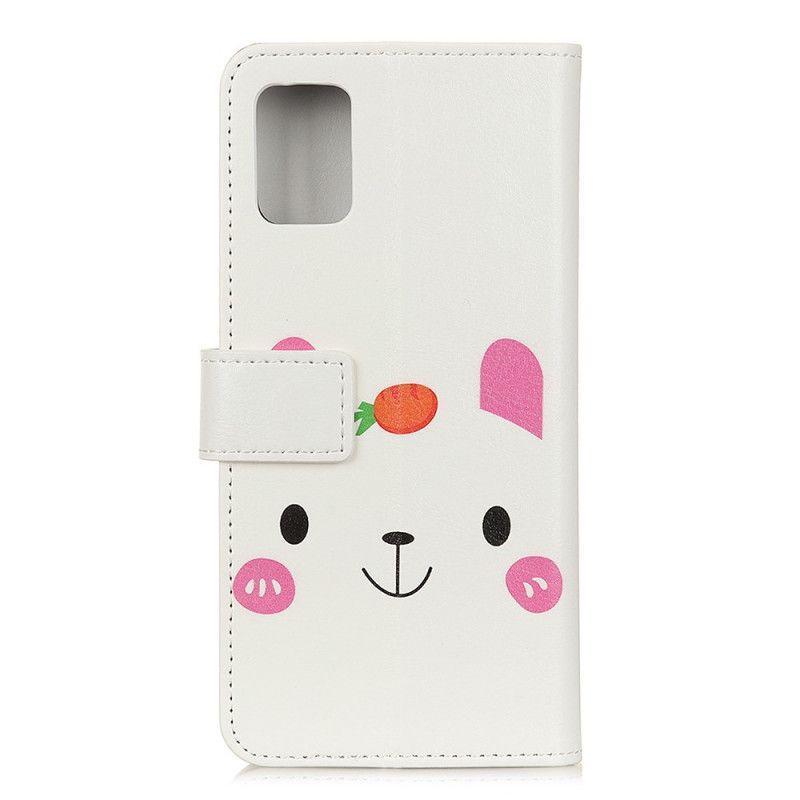 Skórzany Futerał Xiaomi Mi 10 Lite Etui na Telefon Zabawna Kreskówka