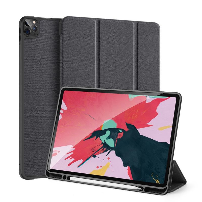 Inteligentna Obudowa iPad Pro 12.9" (2018) (2020) Różowy Czarny Dux Ducis Domo Series