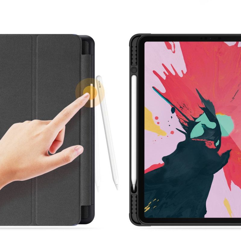 Inteligentna Obudowa iPad Pro 12.9" (2018) (2020) Różowy Czarny Dux Ducis Domo Series