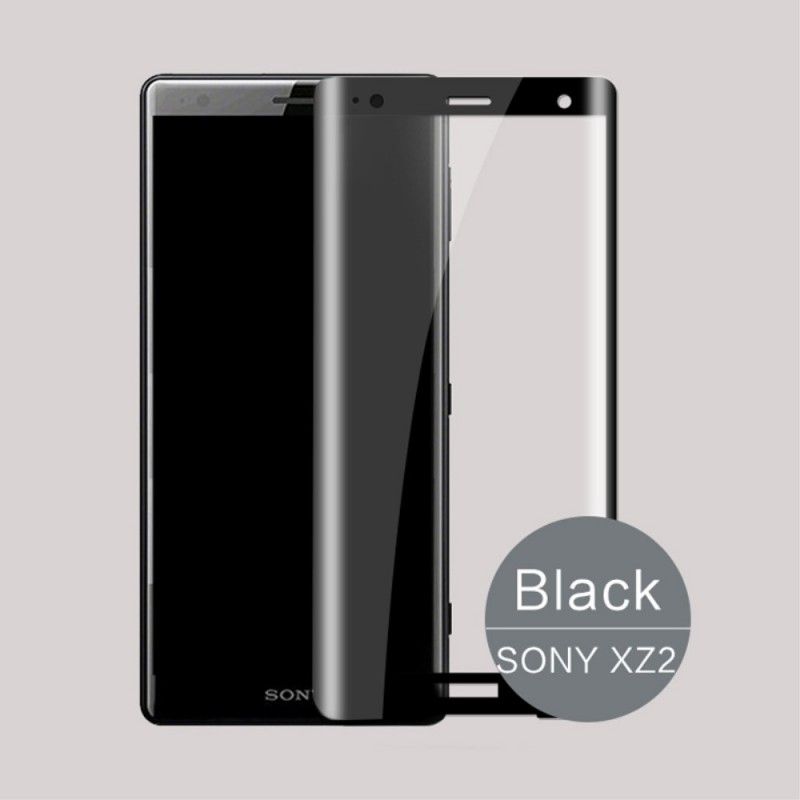 Ochrona Zakrzywionego Szkła Hartowanego Sony Xperia XZ2 Przezroczysty Czarny Mofi